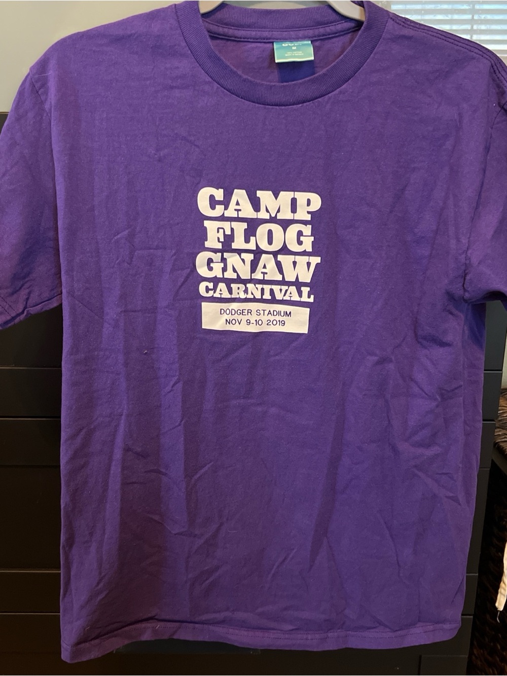 Camp Flog Gnaw Carnival Purple Short Sleeve Tee
